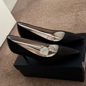 Cole Haan Black Leather Marta Pump Box NWT